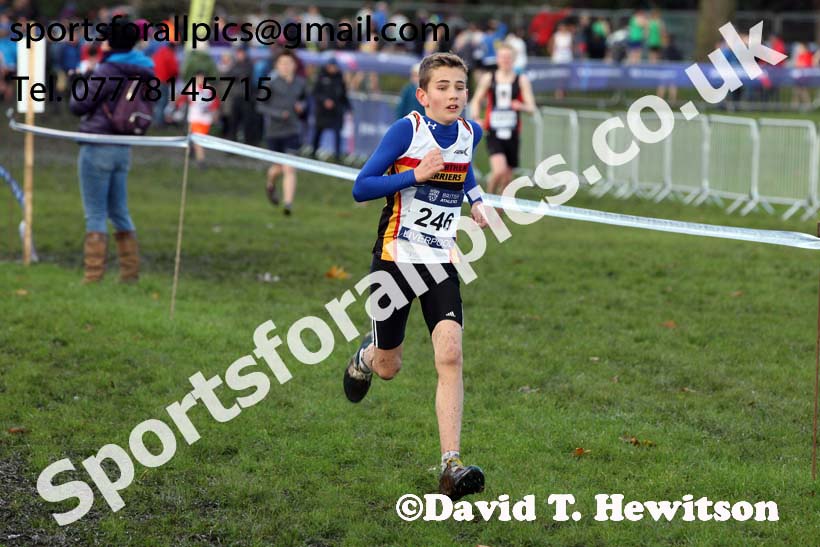 Boys under-13s 2017 British Athletics Liverpool Cross Challenge, Sefton Park, Liverpool. Photo:  David T. Hewitson/Sports for All Pics